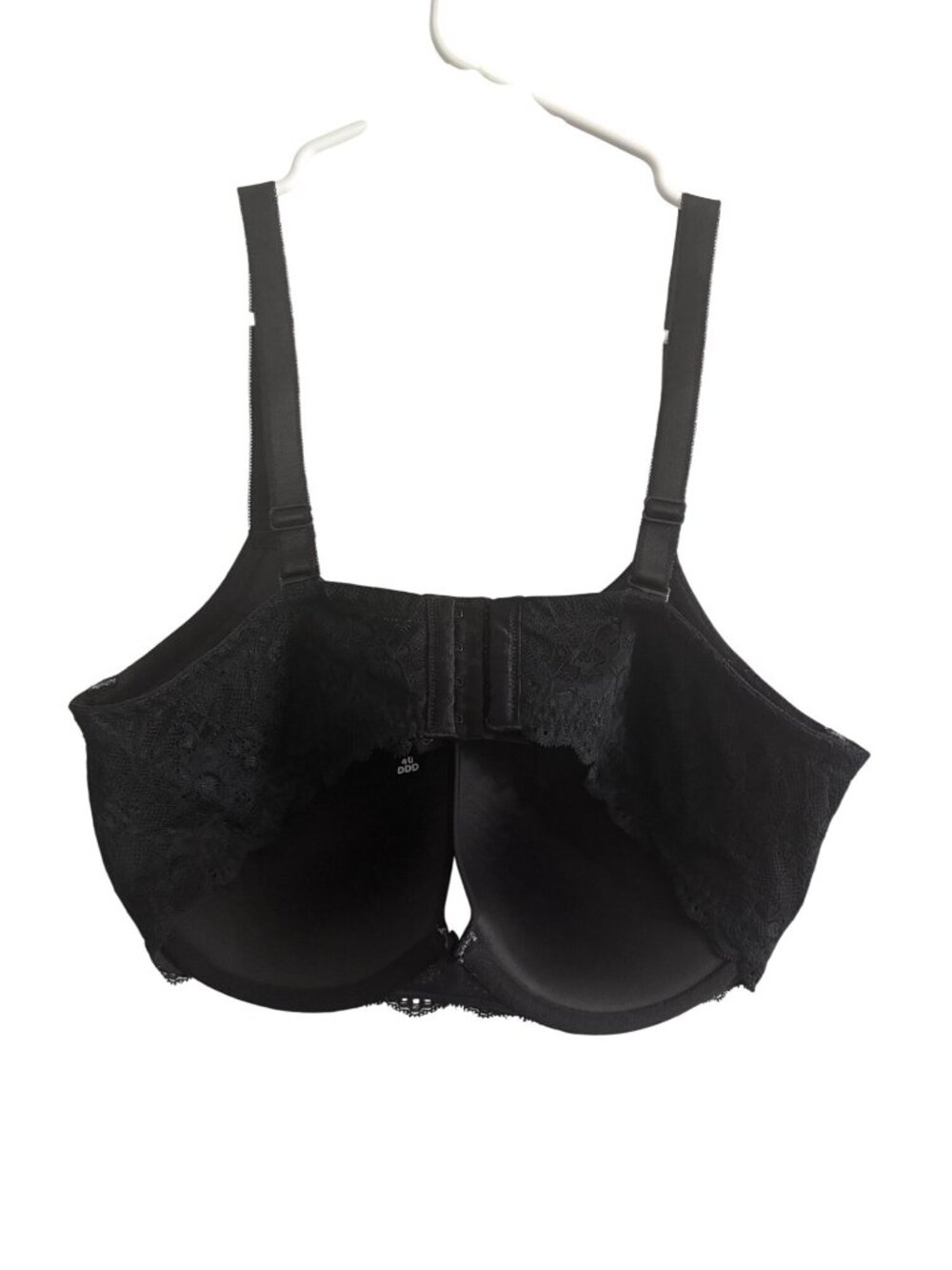 Torrid Curve Coquette Black Dark Academia Lace Feminine Underwire Bra 40DDD - Picture 3 of 8